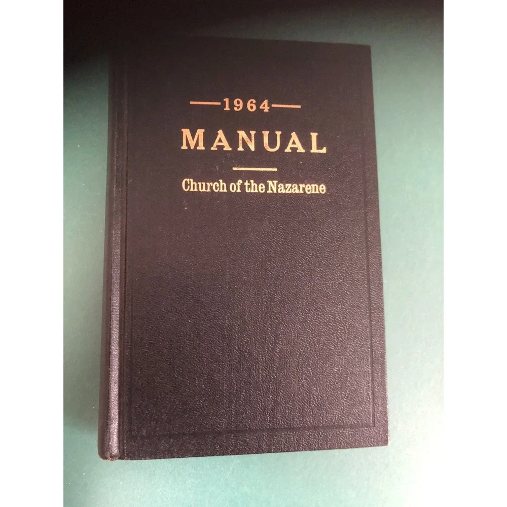 1964 Manual, Church of the Nazarene Vintage 60s Religious Christian Text